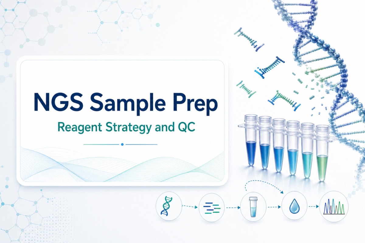 NGS Sample Prep Reagent Strategy and QC blog cover