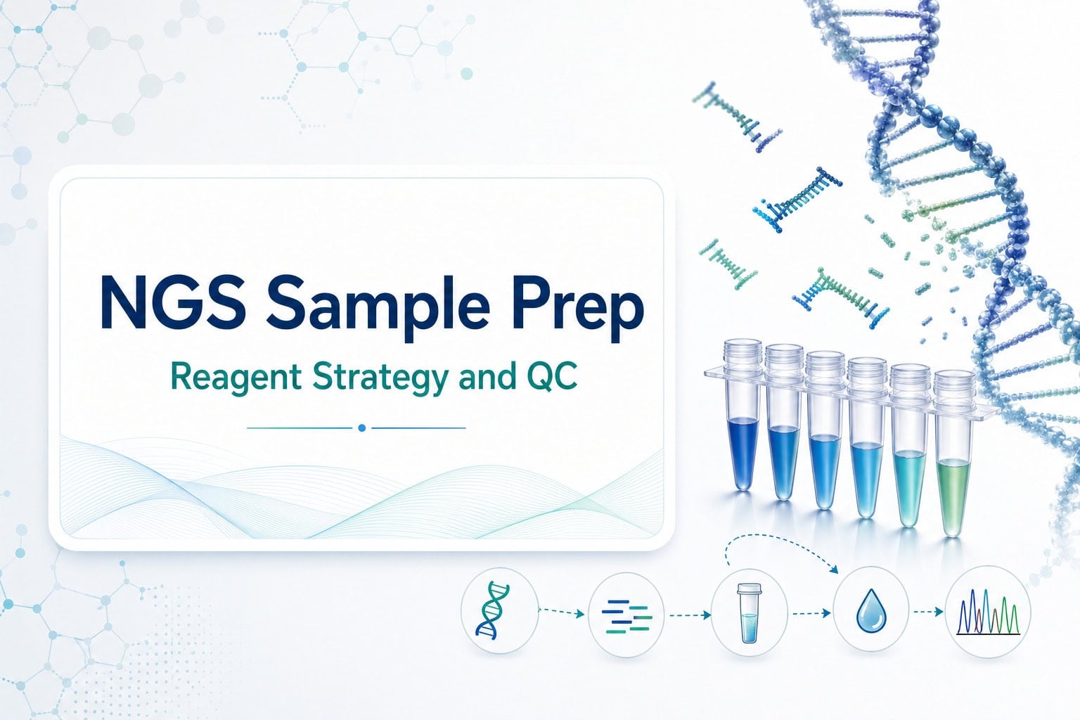 NGS Sample Prep Reagent Strategy and QC blog cover