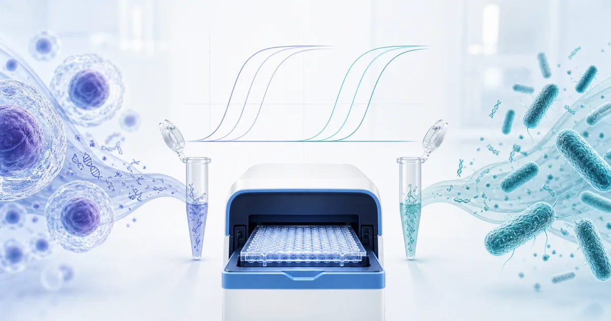 Residual host cell DNA testing by qPCR comparing CHO and E. coli assay workflows