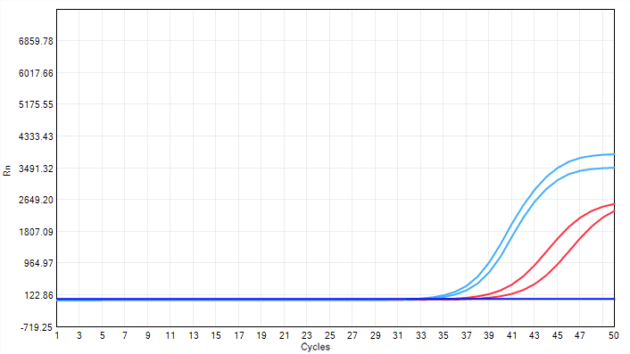 BR1E102 AcuGenix™ FastAmpli qPCR Master Mix (Universal ROX): Fig. 12 Amplification plot